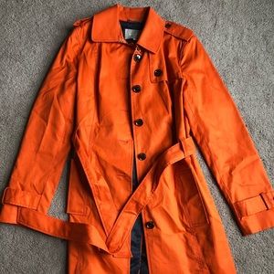 Orange Banana Republic Trench Coat